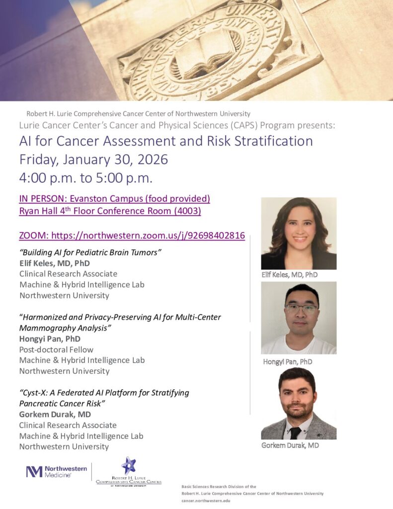 Bagci Lab fellows present at CAPS — original accompanying document or figure