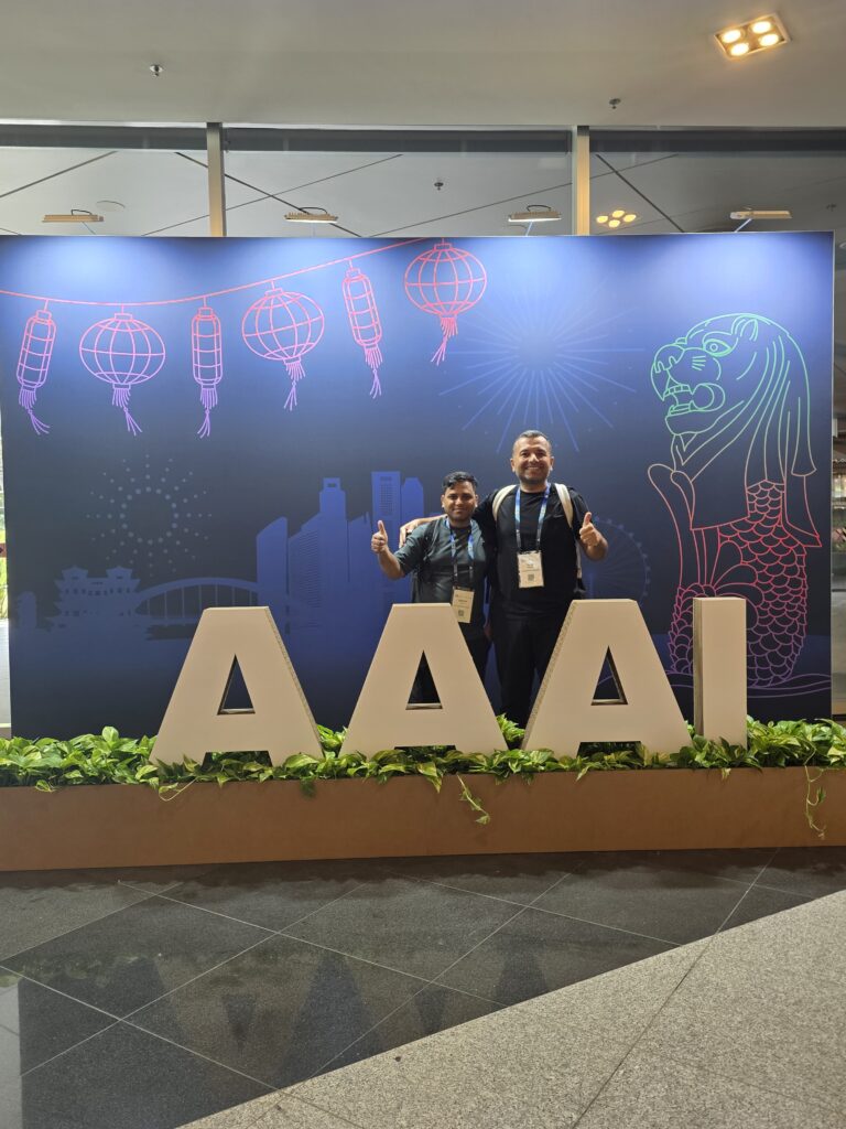 Bagci Lab at AAAI 2026 — original accompanying photograph